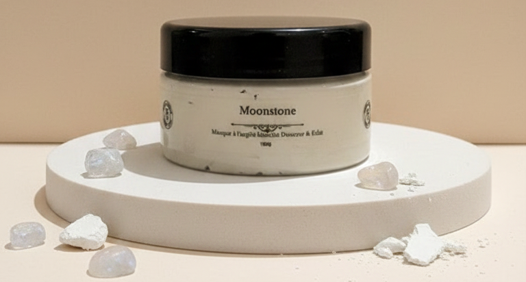 moon stone – masque à l’argile blanche apaisante moon stone – masque à l’argile blanche apaisante