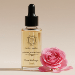 huile à brûler rose – ambiance Élégante & naturelle | berberia secrets 30ml