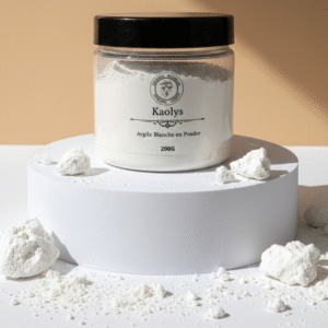 argile blanche naturelle kaolin – purifie et adoucit la peau