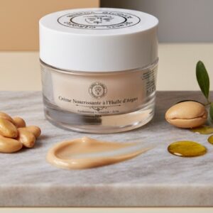crème nourrissante à l’huile d’argan et beurre de karité – hydratation & douceur